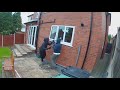 Burglars caught on CCTV breaking into a house in broad daylight