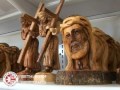 Christian Gift Statues, How Carvings are Made, Holy Land Olive Wood Shop in Bethlehem #holylandart