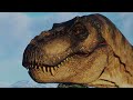 Biosyn sanctuary - Big Eatie and Little Eatie in the valley, Jurassic world evolution