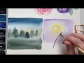 Watercolour DRILLS: How To Use Wet On Wet And Colour Bleeds In You Paintings