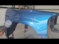 Let's Spray - Rustoleum (True Navy) Paint using an Automotive Spray Gun