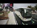 Tourist Bus Simulator - Heavy Rain Realistic Gameplay | Thrustmaster TX Steering Wheel Gameplay