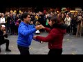 Epic Proposal Flash Mob - Guy joins in and is AMAZING!