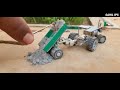 How to make mini cnc tractor machine science project | part 3 DIY Motor Tractor￼