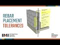 A.25 Rebar placement tolerances