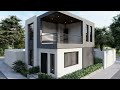 (6x7 Meters) Small House Design Idea with 3 Bedrooms