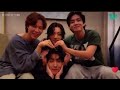 Jimin,Jungkook,V and J Hope trying to make a heart on Weverse live lol