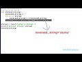 Python Tutorial - Reverse a String Using for loop