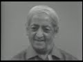 J. Krishnamurti - Saanen 1978 - Public Discussion 4 - Constant effort damages the brain