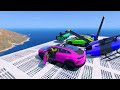 GTA V Epic New Stunt Race For Car Racing Challenge by Trevor and Shark spider-man