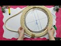 DIY How to Make a Boho Mirror of Rope and Cardboard