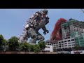 Skar King vs Mechagodzilla in real life