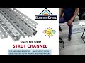 How are Strut Channels made? - Budhia steel | Apna Roofing