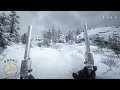 Red Dead Redemption 2 Ice fishing in The Grizzlies