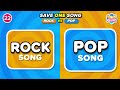 SAVE ONE SONG: Rock vs Pop | Music Quiz Challenge