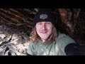Uk solo bushcraft Natural shelter Wildcamping