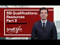 Supplemental Security Income (SSI) Qualifications