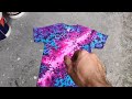 How to Tie Dye: GALAXY / UNIVERSE (using acrylic paint, easy steps)