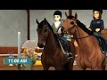 Winter Morning Barn Routine ~ Lessons, Lunging, Chores & More II Star Stable Realistic Roleplay