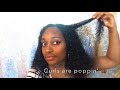 Straight To Curly | Watch My Curls Bounce Back (NO HEAT DAMAGE)