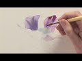 Watercolour Tutorial | Painting Flowers with Billy Showell | SAA Archives