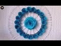 Beautiful Wall Hanging Using Cotton Earbuds / Paper Crafts For Home Decoration / DIY Wall Decor