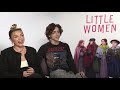 Little Women’s Timothée Chalamet & Florence Pugh Play Guess The Famous Movie Sisters | MTV Movies