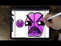 Drawing All FIRE IN THE HOLE But Everyone Is NUMBER LORE (1-21) / How to color GEOMETRY DASH