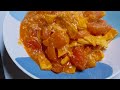 easy recipe tomato and egg stir fry chinese style home cooked⁉️簡單的食譜番茄雞蛋炒中式家常菜⁉️