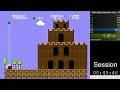 Super Mario Bros. any% in 4:57.643