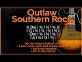 Outlaw Southern Rock Guitar Backing Track Jam in  Dm