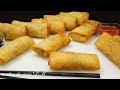 SPRING ROLLS WITH HOMEMADE DOUGH EASY RECIPE AND WITH ALL THE TRICKS