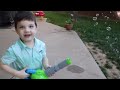 CALEB VISITS A ICE CREAM TRUCK! HELPING MOM PRETEND PLAY STORY