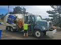 North Lincoln Sanitary Service Freightliner Labrie Automizer Garbage Truck!