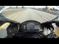 2009 Honda CBR600RR on Freeway 150mph