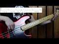 Bruno Mars - Locked out of Heaven (bass cover) (play-along with tab)