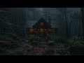 Song of Forest Rain | Immerse yourself in the beauty of nature in a wooden house to relax
