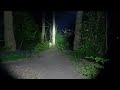 Fenix TK20R V2.0 Flashlight Video 3 - Night footage in the woods - medium range