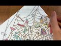 ASMR. Pencil, coloring book(rest,relax)