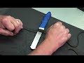 How to make a knife from a file with an angle grinder