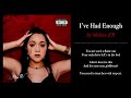 Melina KB - I’ve Had Enough (Lyrics)