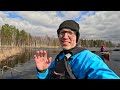 Lakes open up and we take the first lake paddle for the year ! Kayaking paddle life