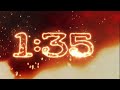 5 Minute FIRE Countdown Timer with Music 🔥 ⏳ (4K)