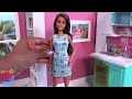 Setting Up A Doll Room Using The Barbie Celebration Fun Kitchen Play Set