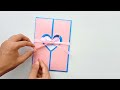 Beautiful Handmade Anniversary Card Idea / DIY Greeting  Cards for Anniversary/Valentine's day card