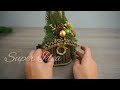 Do-it-yourself fabulous Christmas tree made of jute twine