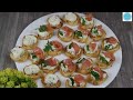 Puff Pastry Tartines with Salmon