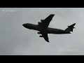 Insane Screamer | USAF - Lockheed C-5B Galaxy incredible SHORT take off from Gdansk Airport !!