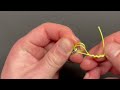 How to tie the Trilene Knot! (the EASIEST fishing knot)