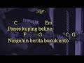 BERITA BURUK - NANOE BIROE (LIRIK & KUNCI GITAR)